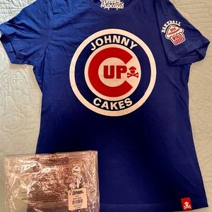 Johnny Cupcakes New in Bag Girls XL 2016 MLB Champions Baby Bear Chicago Cubs T